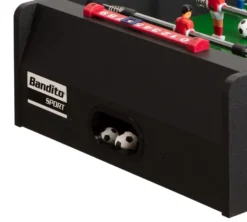 Bandito Mini Tafelvoetbal met Telescopische Stangen - Zwart - Tweedekans