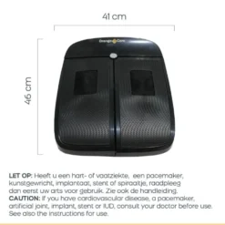 Bioenergiser Vibration Leg Trainer Trillplaat - Zwart