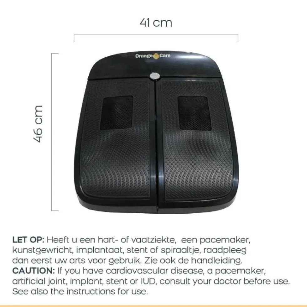 Bioenergiser Vibration Leg Trainer Trillplaat - Zwart
