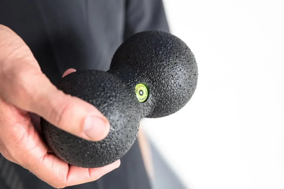 Blackroll Duoball - 8 cm - Zwart