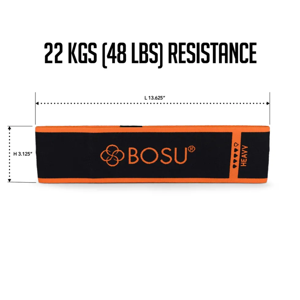Bosu Weerstandsband - Fabric Resistance Band - Sterk - Oranje