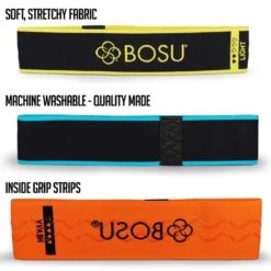 Bosu Weerstandsband - Fabric Resistance Band - Medium - Blauw