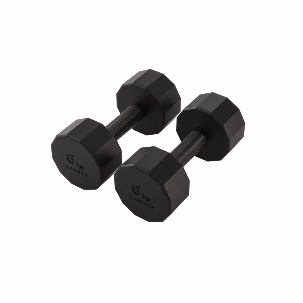 Centr Dumbbell Toren met 12-delige dumbbellset - 4 t/m 14 kg