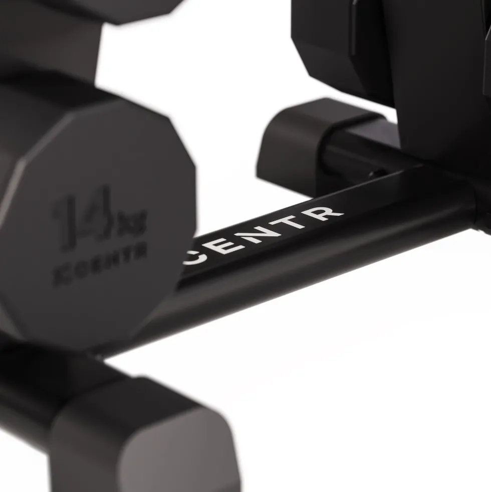Centr Dumbbell Toren met 12-delige dumbbellset - 4 t/m 14 kg
