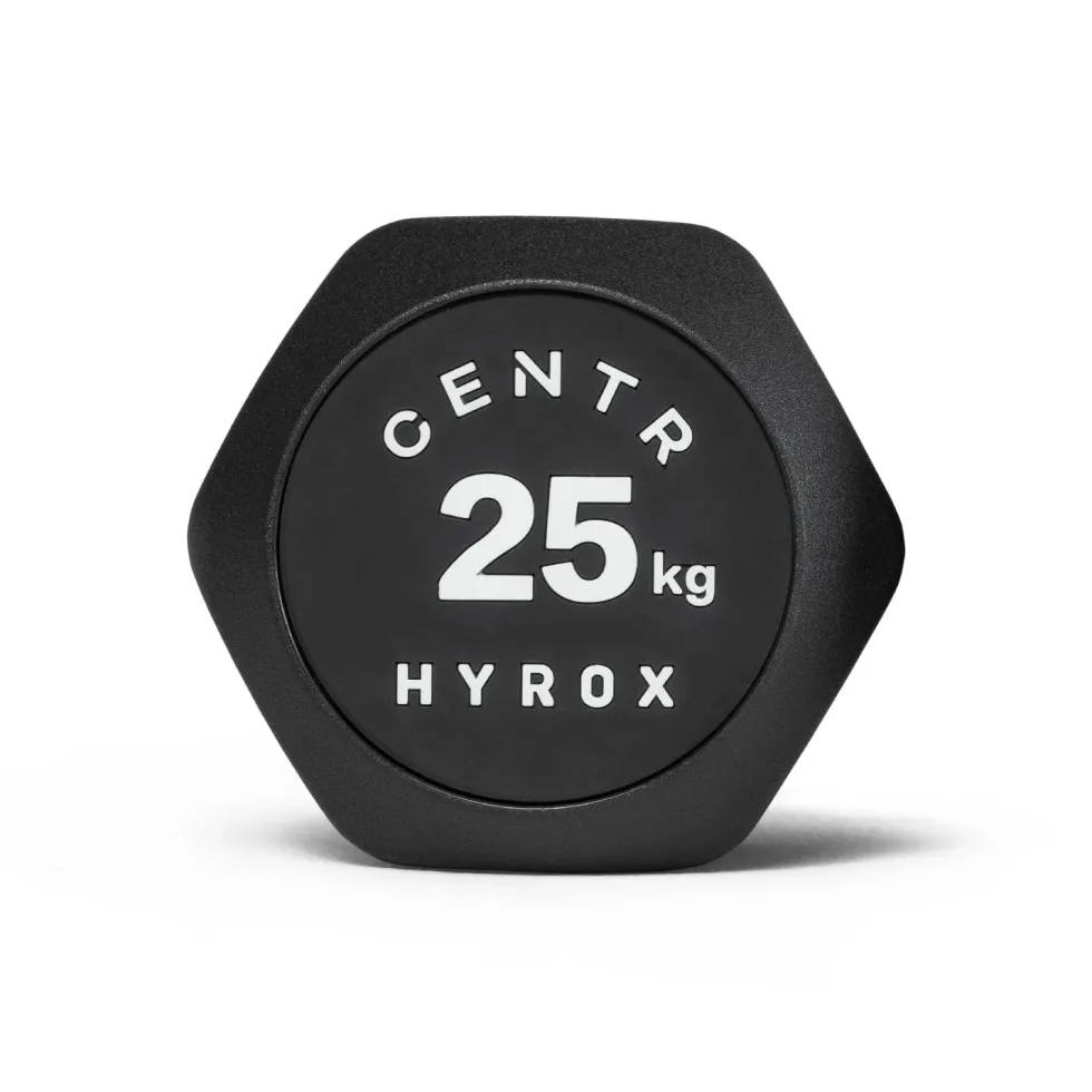 Centr x Hyrox Urethane Hexagon Dumbbell - 25 kg