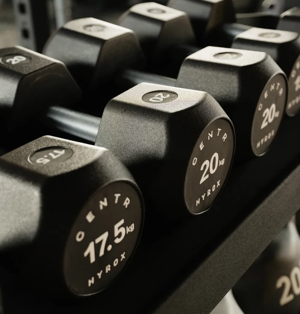 Centr x Hyrox Urethane Hexagon Dumbbell - 25 kg
