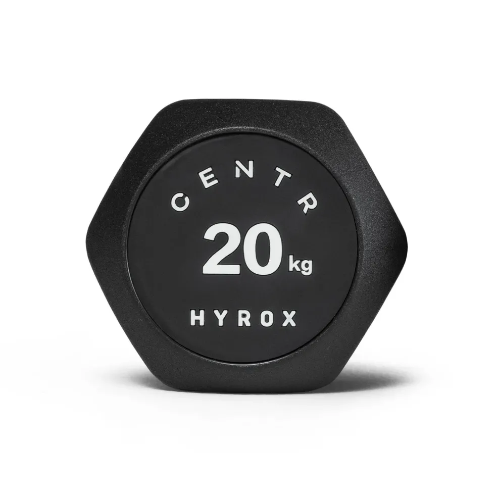 Centr x Hyrox Urethane Hexagon Dumbbell - 20 kg