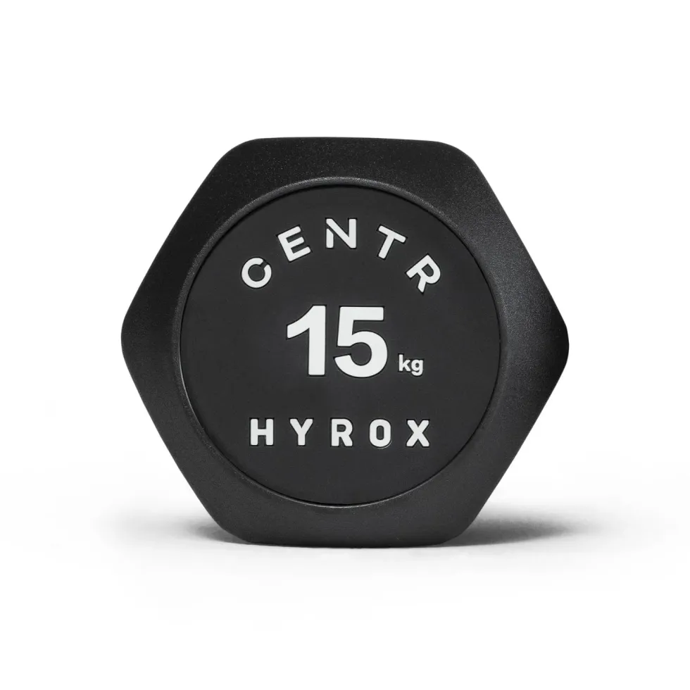 Centr x Hyrox Urethane Hexagon Dumbbell - 15 kg