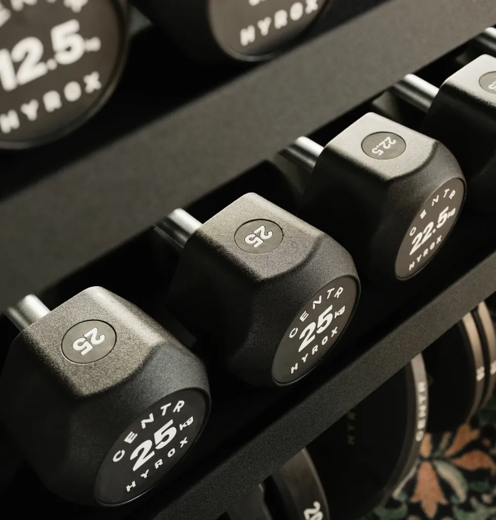 Centr x Hyrox Urethane Hexagon Dumbbell - 15 kg