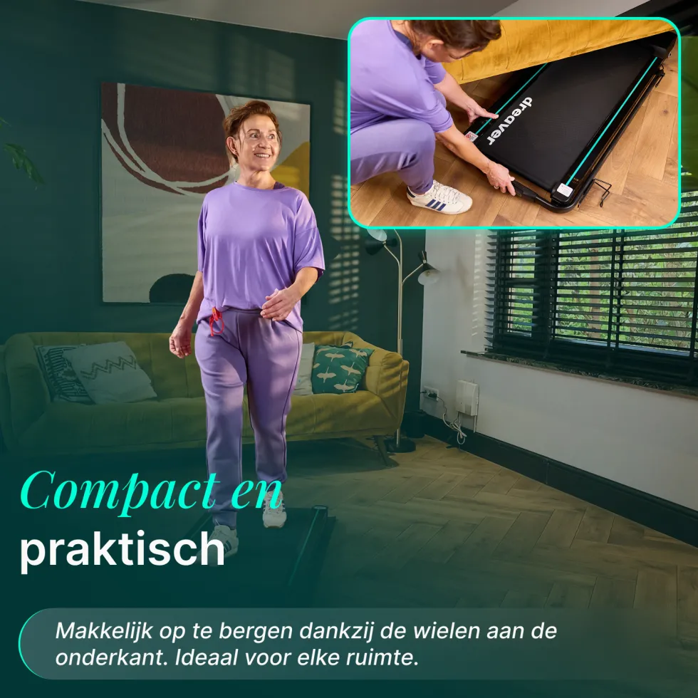 Dreaver Elevate One Walkingpad - met Stappenteller