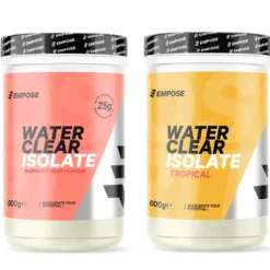 Empose Nutrition Water Clear Isolate - Eiwit Poeder - Protein Combi-Deal - Raspberry Mint - Tropical