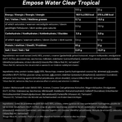 Empose Nutrition Water Clear Isolate - Proteine Ranja - Eiwit Poeder - 600 gr - Tropical
