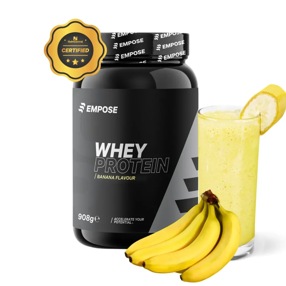 Empose Nutrition Whey Protein - Eiwit Poeder - Banaan - 908 gram