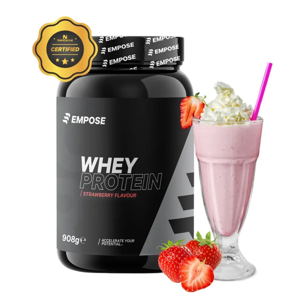 Empose Nutrition Whey Protein - Eiwit Poeder - Aardbei - 908 gram