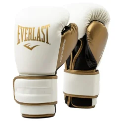 Everlast Powerlock 2R Bokshandschoenen - Wit/Goud