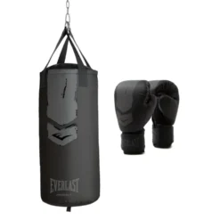 Everlast Prospect 2 Heavy Bag Kit - Bokszak & Bokshandschoenen - Zwart/Grijs - Tweedekans