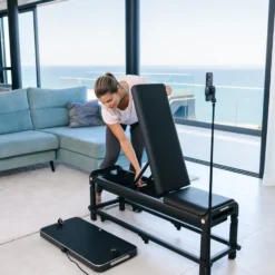 Flow Fitness DSG100i met Perform Fitnessbank - Smart Home Gym - Krachtstation