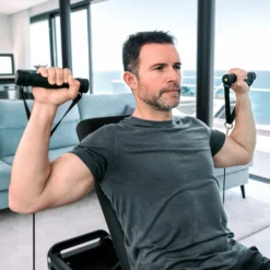 Flow Fitness DSG200i - Smart Home Gym - Krachtstation - 90 kg - Inclusief Gratis App - Tweedekans