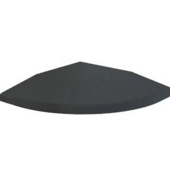 Flow Fitness Hoekprofiel Rubberen Tegel - 20 x 20 x 2 cm