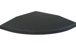 Flow Fitness Hoekstuk Rubberen Tegel Met Waterdichte SBR-laag - 15 x 15 cm