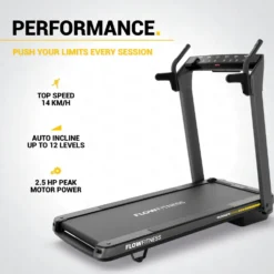 Flow Fitness Runner DTM400i Loopband - 99% Voorgemonteerd - Zwart