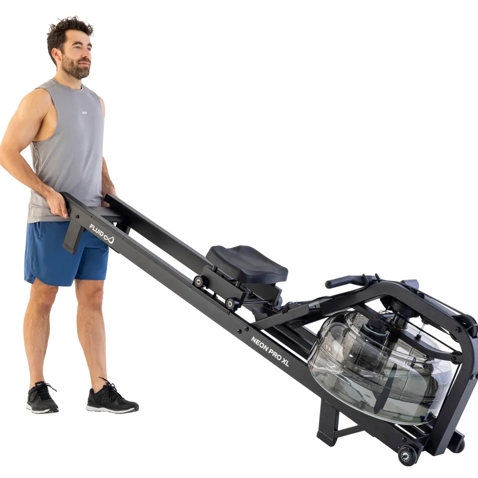 Fluid Rower Neon Pro XL Roeitrainer - Mat Zwart