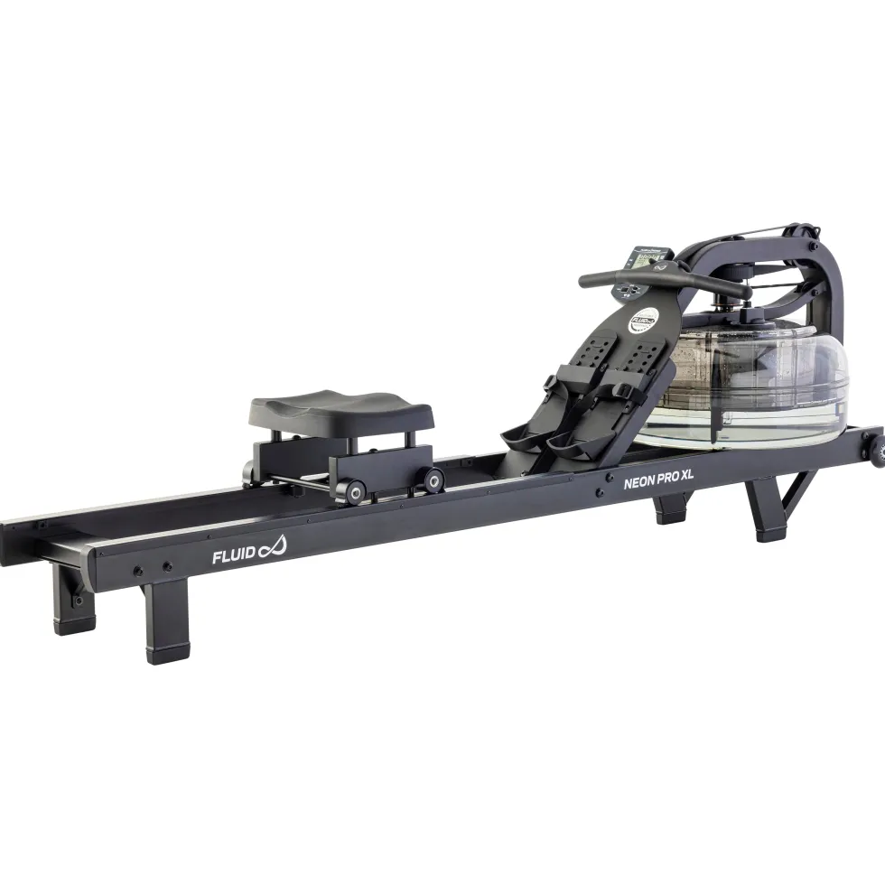 Fluid Rower Neon Pro XL Roeitrainer - Mat Zwart