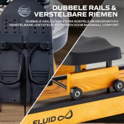 Fluid Rower Roeitrainer Apollo XL - Beuken