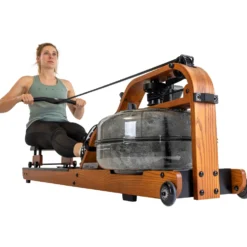 Fluid Rower Viking 3V Roeitrainer - Donker Eiken