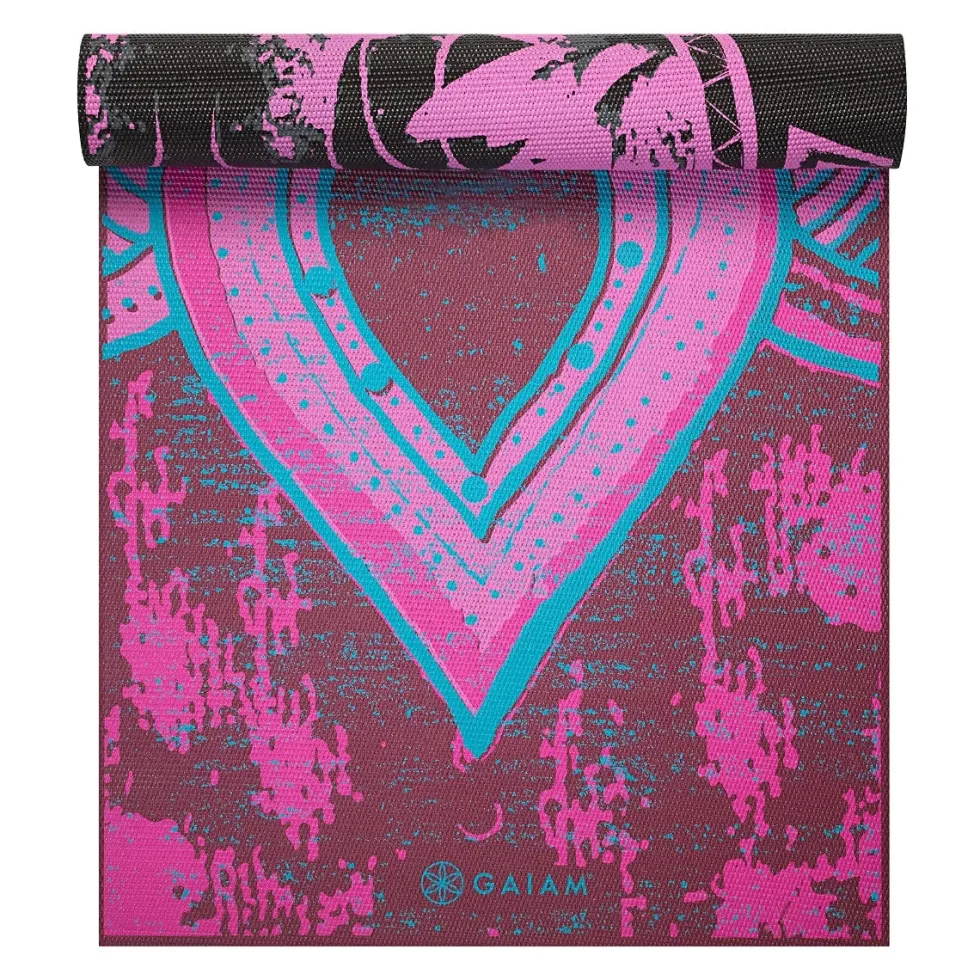 Gaiam Reversible Yogamat - 6 mm - Be Free