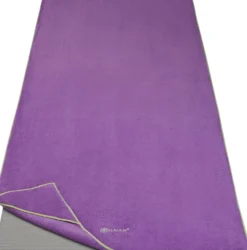 Gaiam Stay Put Yoga Handdoek - Purple