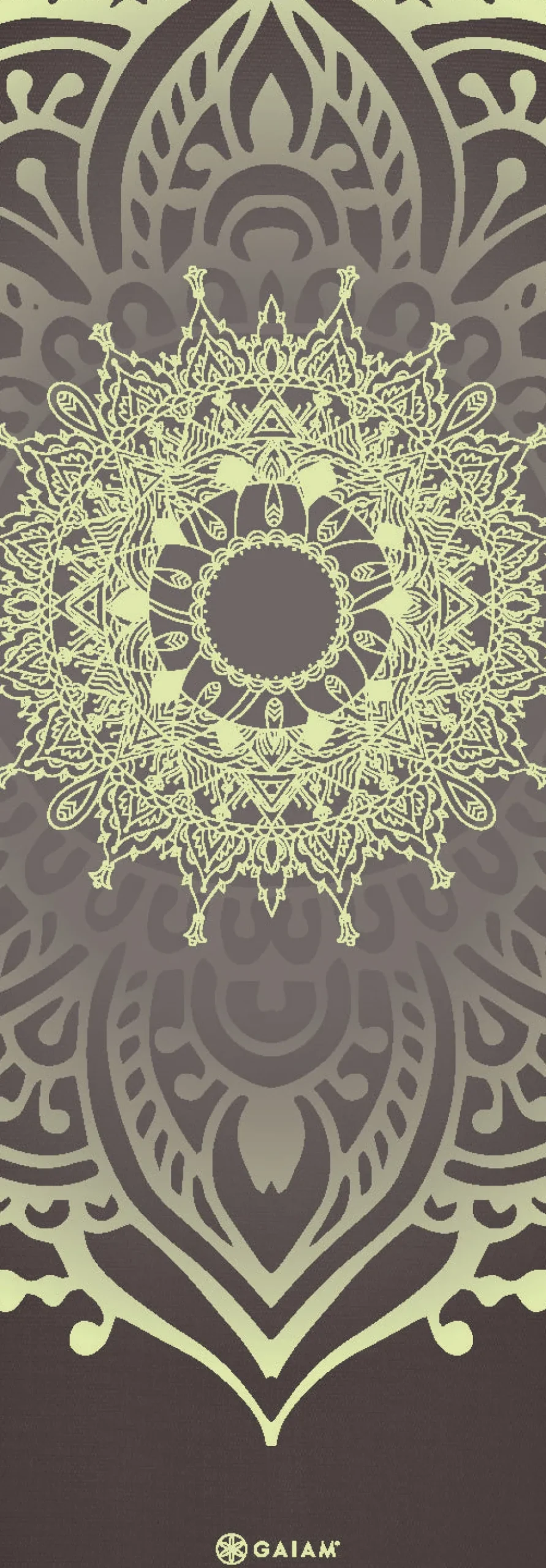 Gaiam Yoga Mat - Cool Matcha Sundial Layers - 5 mm