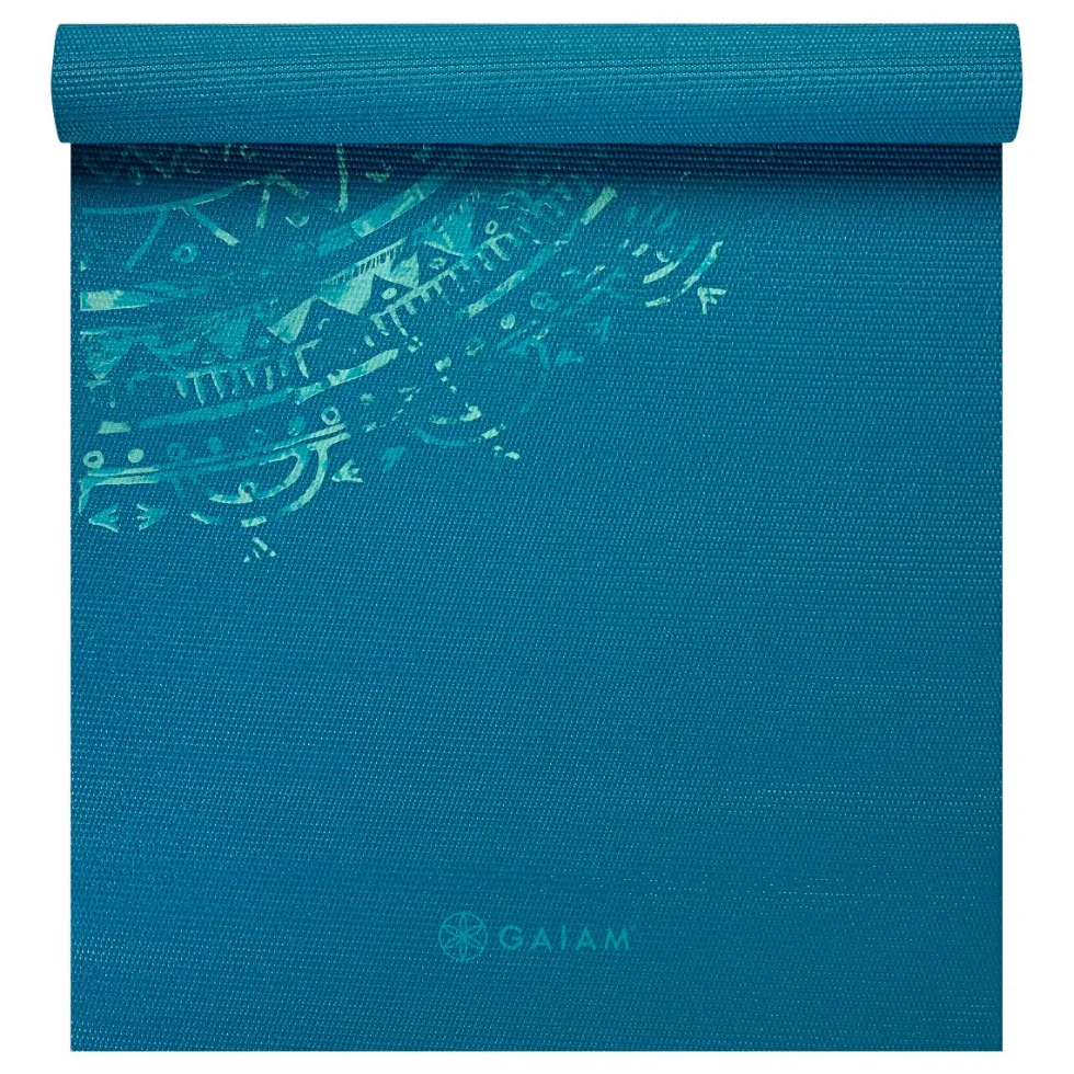 Gaiam Yogamat - 4 mm - Jade Mandala