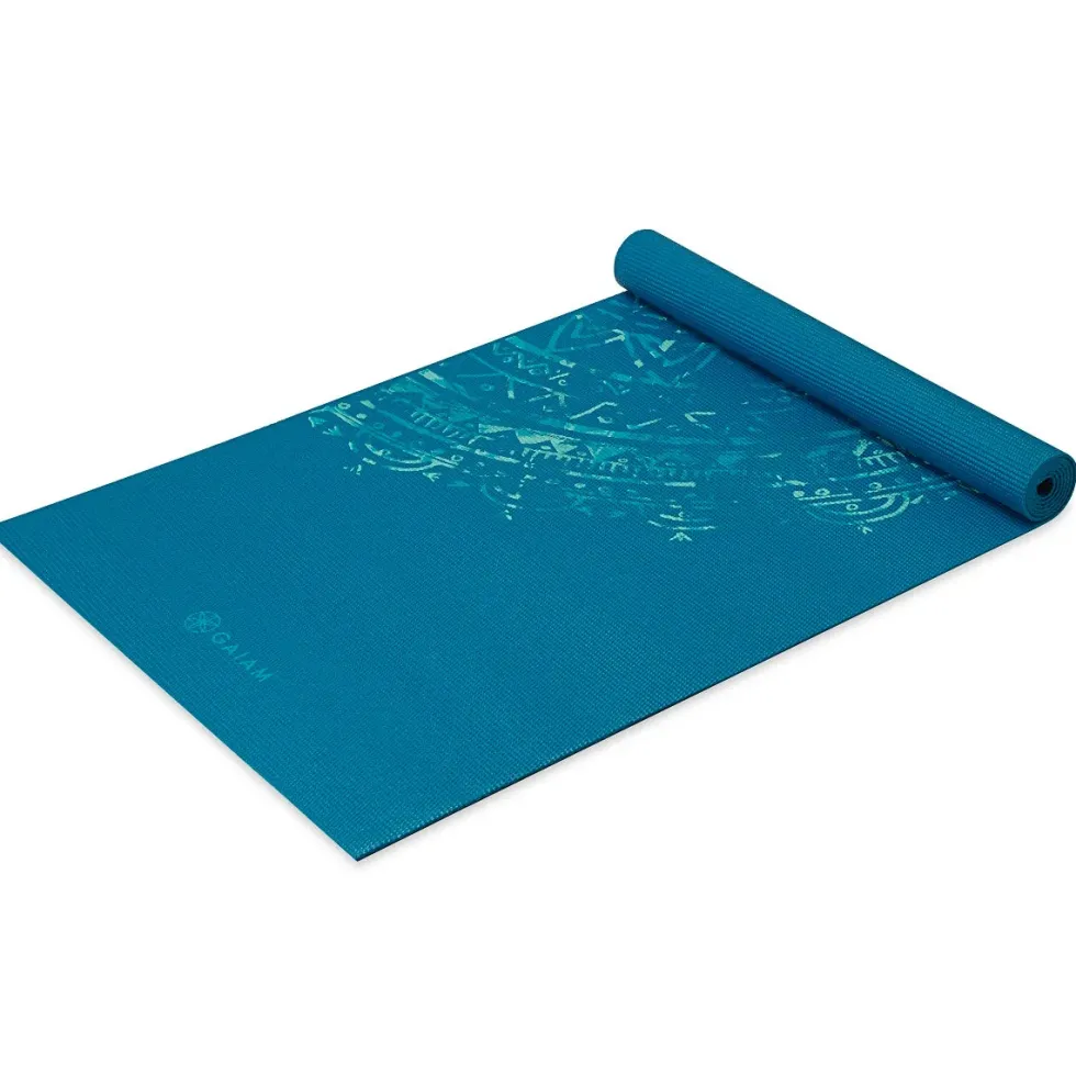 Gaiam Yogamat - 4 mm - Jade Mandala