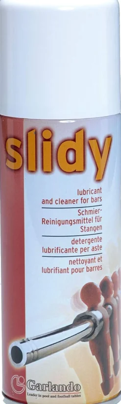 Garlando Spray Slidy - Smeermiddel voor Tafelvoetbal Stangen en Rollagers
