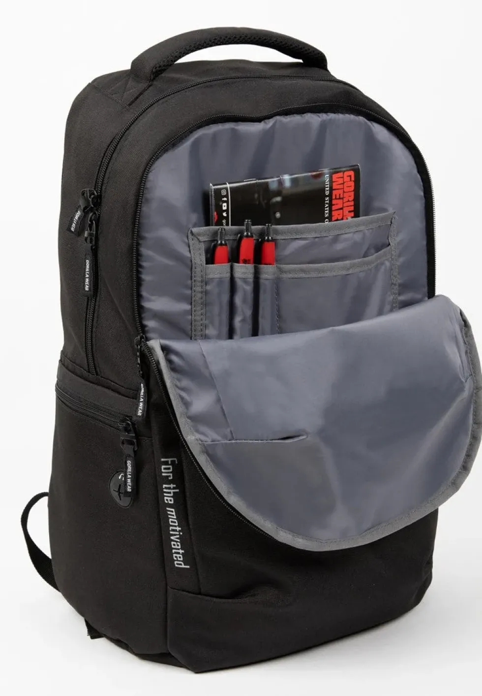 Gorilla Wear Akron Rugtas - Zwart