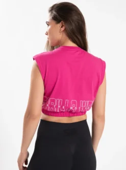 Gorilla Wear Albion Oversized Crop Top - Roze