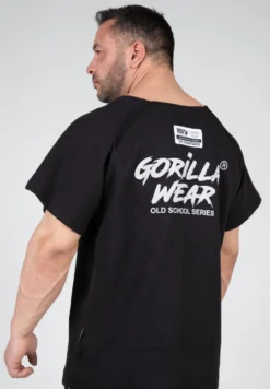 Gorilla Wear Augustine Old School Work Out Top - Zwart