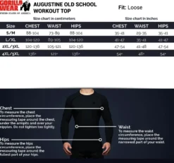 Gorilla Wear Augustine Old School Work Out Top - Grijs