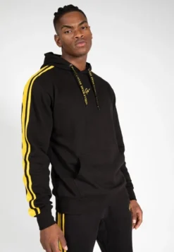 Gorilla Wear Banks Oversized Hoodie - Zwart/Geel