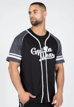 Gorilla Wear 82 Baseball Jersey - Zwart