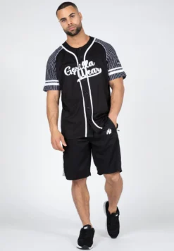 Gorilla Wear 82 Baseball Jersey - Zwart
