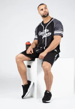 Gorilla Wear 82 Baseball Jersey - Zwart