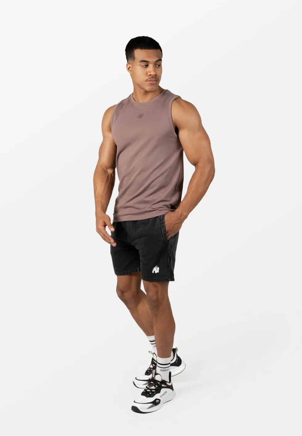 Gorilla Wear Belfort Tank Top - Taupe