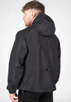Gorilla Wear Bolton Windbreaker - Unisex Anorak - Zwart