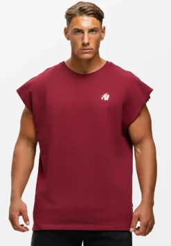 Gorilla Wear Bouse Cut Off Tanktop - Bordeauxrood