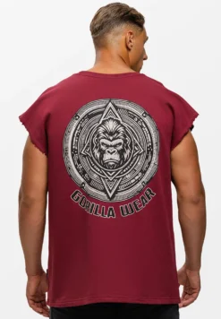 Gorilla Wear Bouse Cut Off Tanktop - Bordeauxrood
