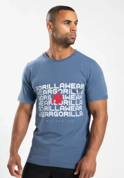 Gorilla Wear Bradley T-shirt - Coronet Blauw