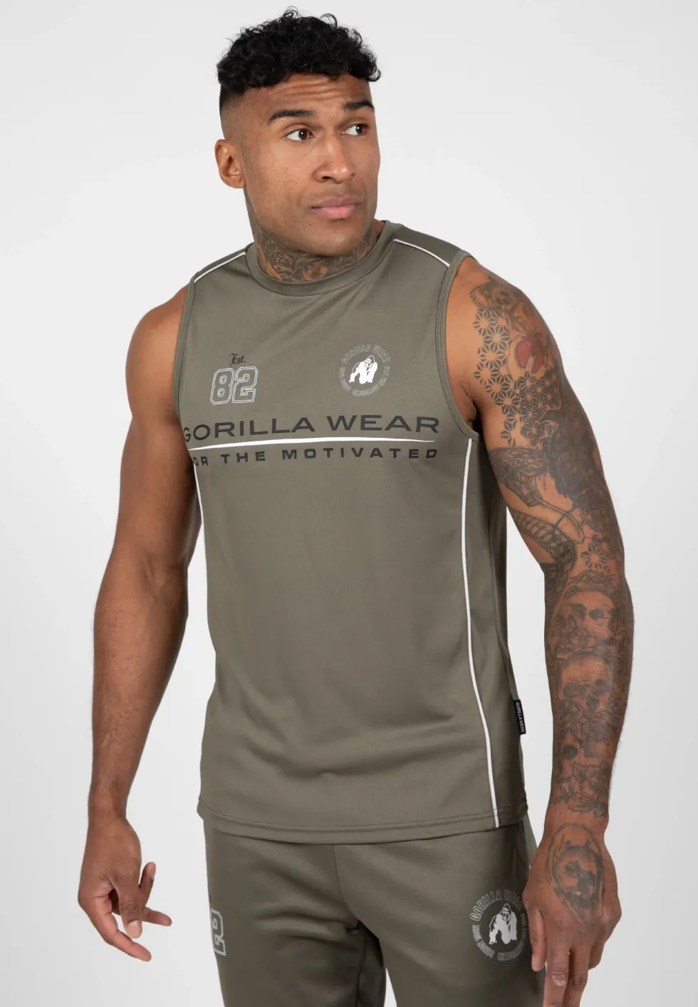Gorilla Wear Broxton Tank Top - Legergroen