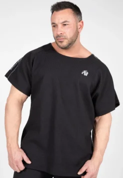 Gorilla Wear Buffalo Old School Workout T-Shirt - Zwart/Grijs